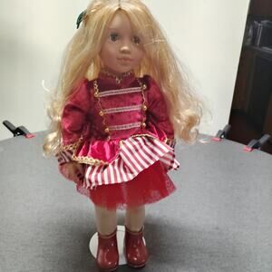 Our Generation 18" Hollie Holiday Doll Limited Edition in Nutcracker Toy Soldier